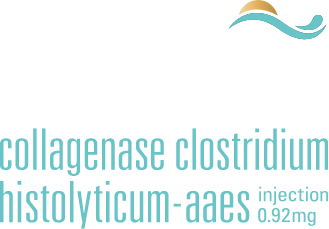 Logo: Qwo | Collagenase clostridium histolyticum-aaes. Injection.