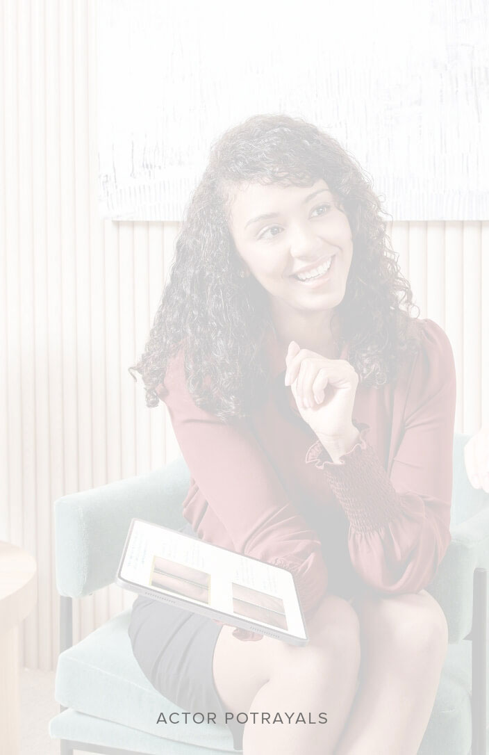 Sales representative with HCP