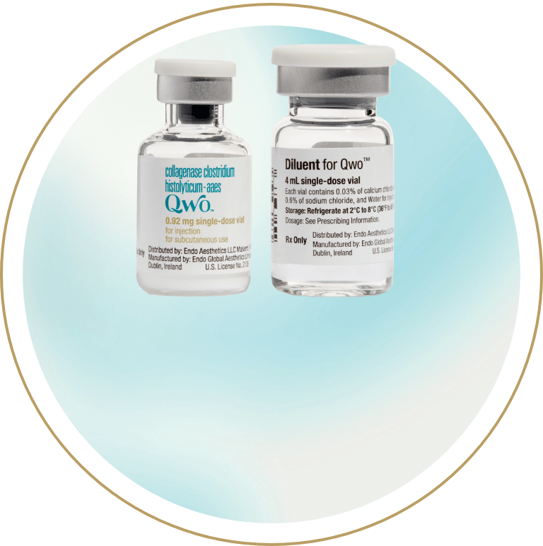 0.92 mg QWO vial and 4 mL diluent.